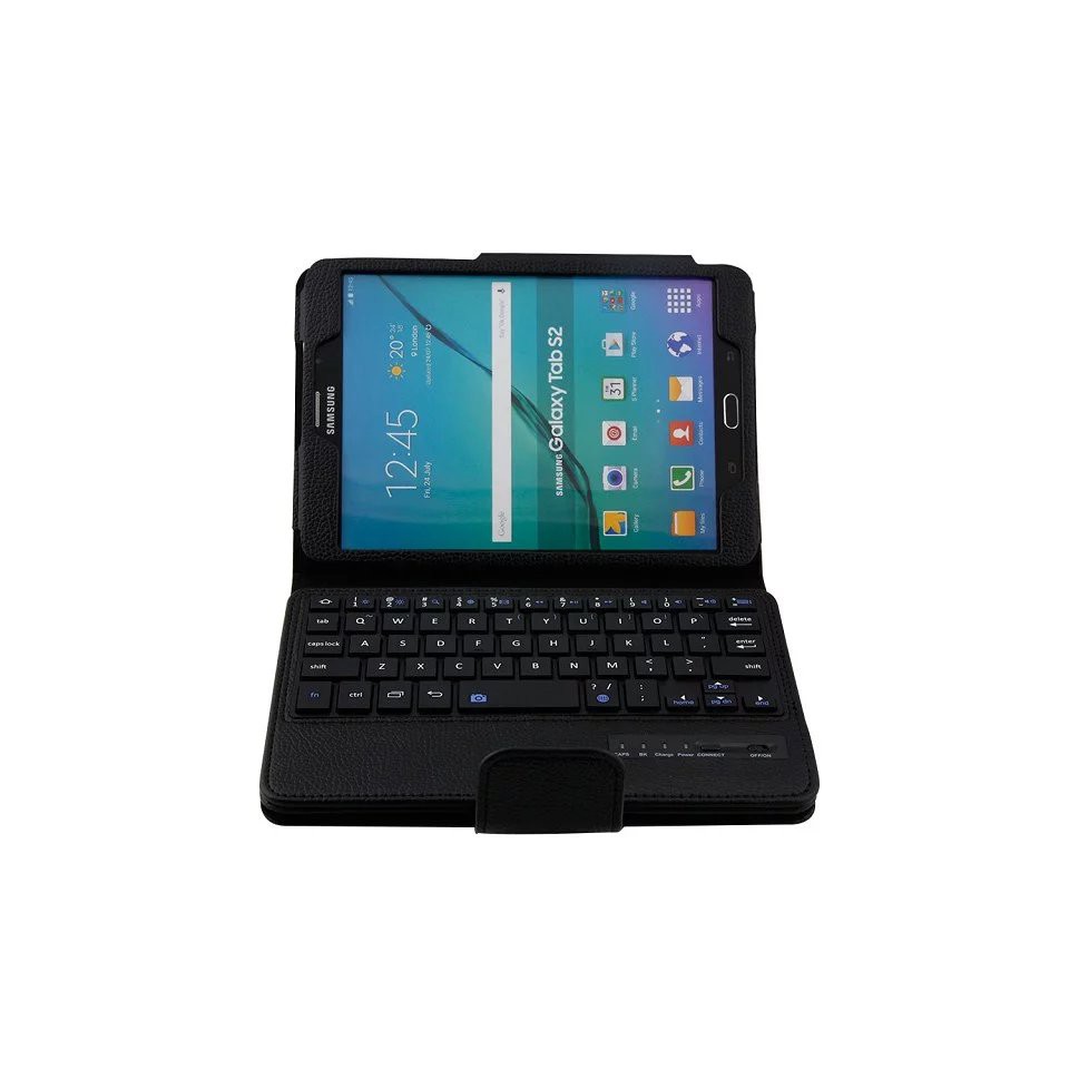 Bộ bàn phím bluetooth không dây kèm bao da và bút cảm ứng P205 P200 cho Samsung Galaxy Tab A 8.0 2019