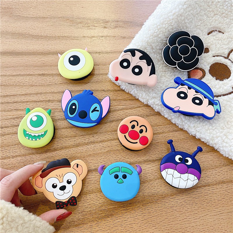 Pop điện thoại giá đỡ thông minh nhiều hình dáng cute