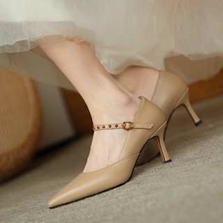[ Od ] Giày cao gót đính đá ulzzang ( kèm ảnh thật )