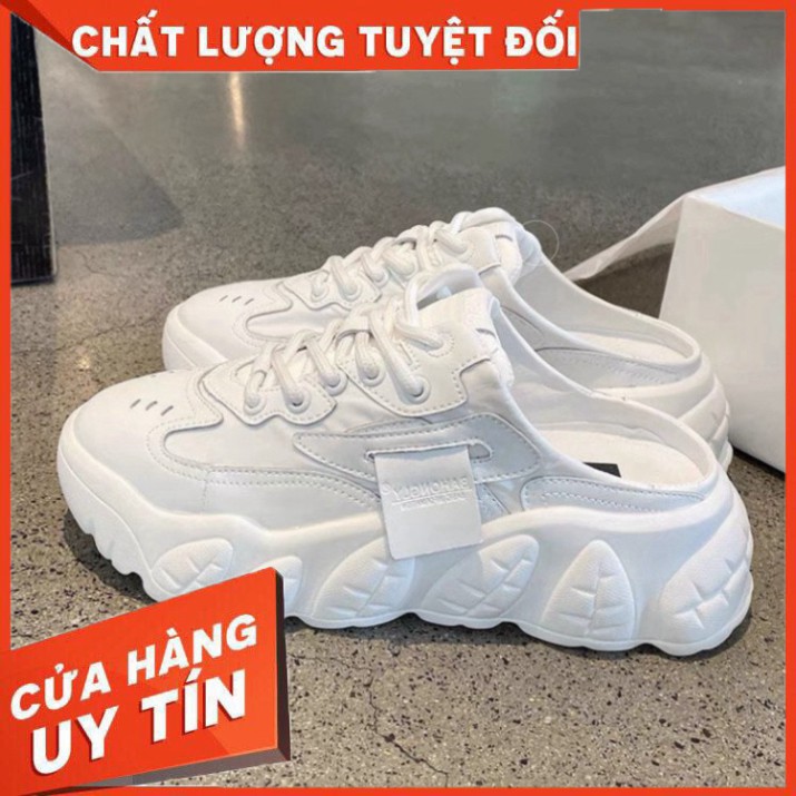 [FREE SHIP] Giày sục thể thao nữ đế cao max xinh-Giày nữ, giày sục nữ, giày sneakers nữ-Độn đế cao 4cm