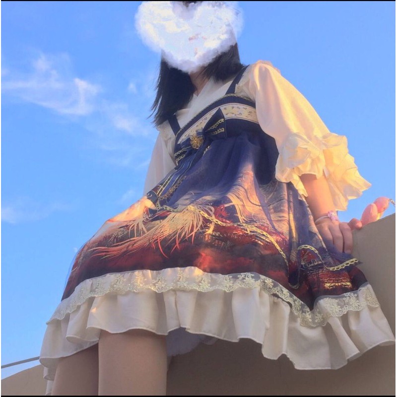 YAS0734-Váy Lolita cáo chín đuôi Funny sauce