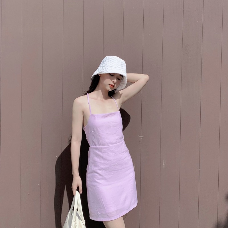 Đầm Monstier Été Mini Dress - Tím