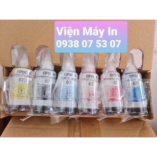 Mực chính hãng epson l805 ,l1800,l850 mã 673 - 674