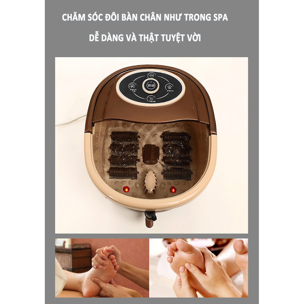 Bồn ngâm chân hồng ngoại massage thư giãn - Chậu ngâm chân masage hồng ngoại