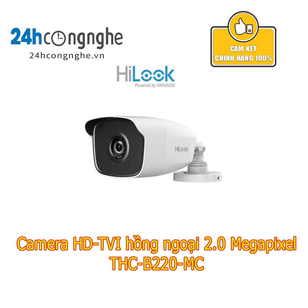 Camera HD-TVI hồng ngoại 2.0 Megapixel HILOOK THC-B220-MC