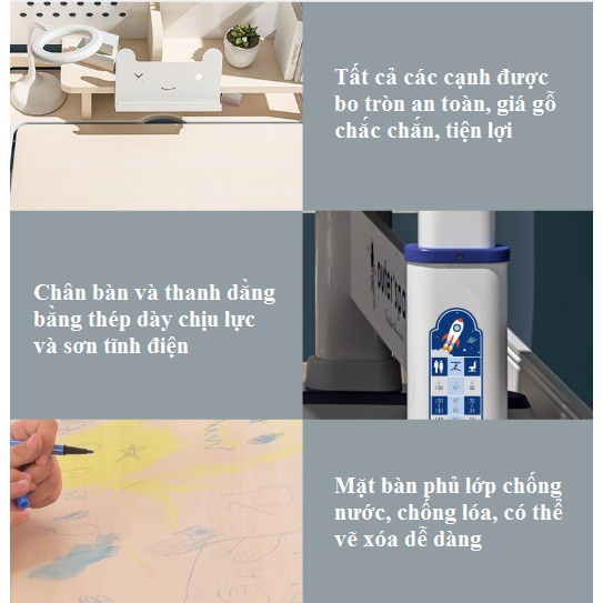 Bàn Học Thông Minh Cao Cấp Phi Hành Gia