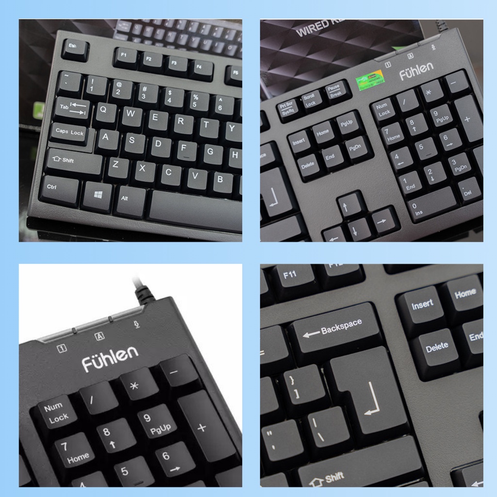 Bàn phím L411 USB - Hàng chính hãng