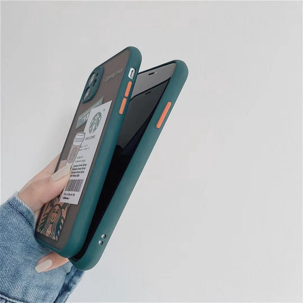 Ốp Điện Thoại Hình Ly Cà Phê STARBUCKS Xinh Xắn Cho Apple Iphone 7 8 Plus X Xr Xs 11 12 Mini Pro Max Se 2020