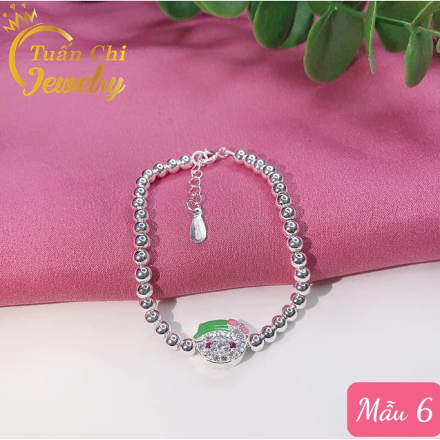 Lắc Tay Trẻ Em BẠC TA Vòng Tay Bạc Trẻ Em  Thiết Kế Kiểu Dáng Dễ Thương, Lắc Bi Bạc Đẹp