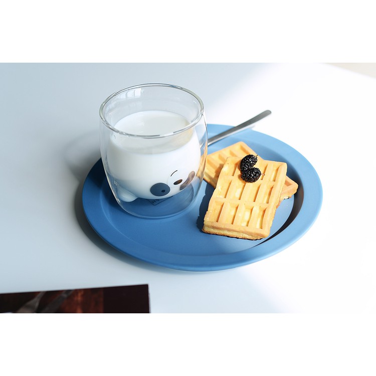 Ly cốc thuỷ tinh 2 lớp cách nhiệt hình anh em gấu Bare Bear Chúng tôi đơn giản là gâu