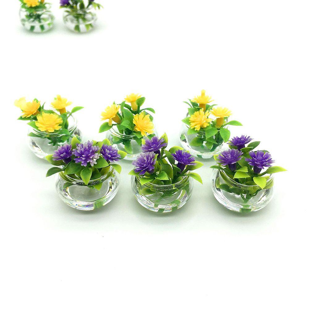 Mô Hình Chậu Cây Mini Trang Trí Nhà Búp Bê Tỉ Lệ 1: 12