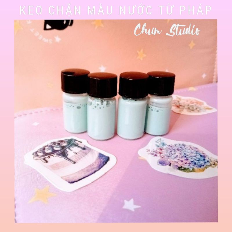 ( Chum Art ) Keo chặn màu nước từ Pháp