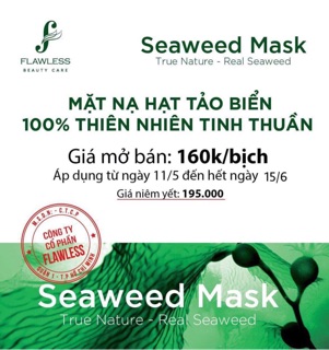 Mask tảo biển flawless