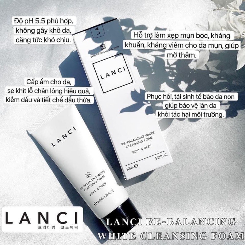 SỮA RỬA MĂT LANCI chính hãng 100%