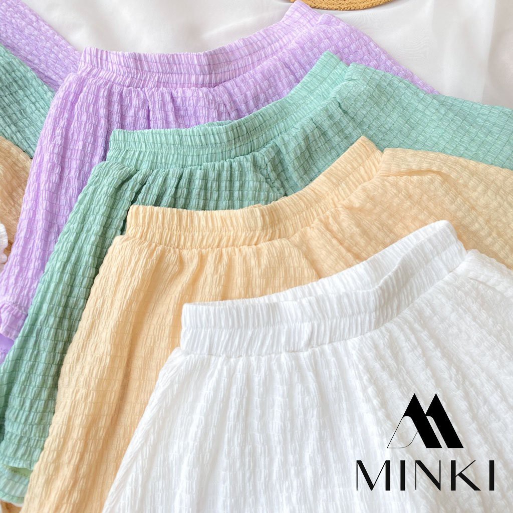 SET BỘ ÁO VÀ QUẦN SOOC VẢI NHÚN MỀM - CHẤT LIỆU NHẬP KHẨU - MÀU TÍM/TRẮNG/XANH | BigBuy360 - bigbuy360.vn