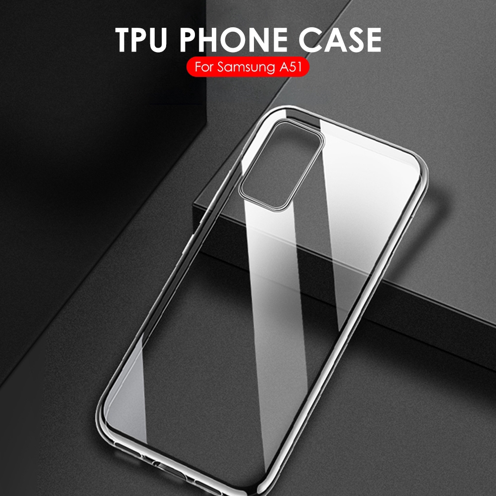 Ốp điện thoại silicon TPU trong suốt chất lượng cao cho Samsung Galaxy A51 A71 | BigBuy360 - bigbuy360.vn