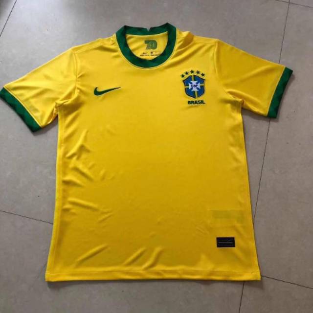 Áo Thun Đá Banh Brazil Jersey 2020-2021