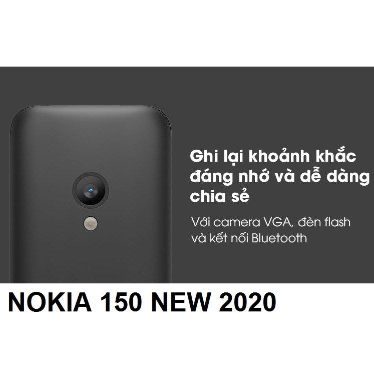 Điện Thoại NOKIA 150 NEW 2020 2 sim Pin Bền Loa Lớn Phím To Rõ Chính Hãng BẢO HÀNH 12 THÁNG