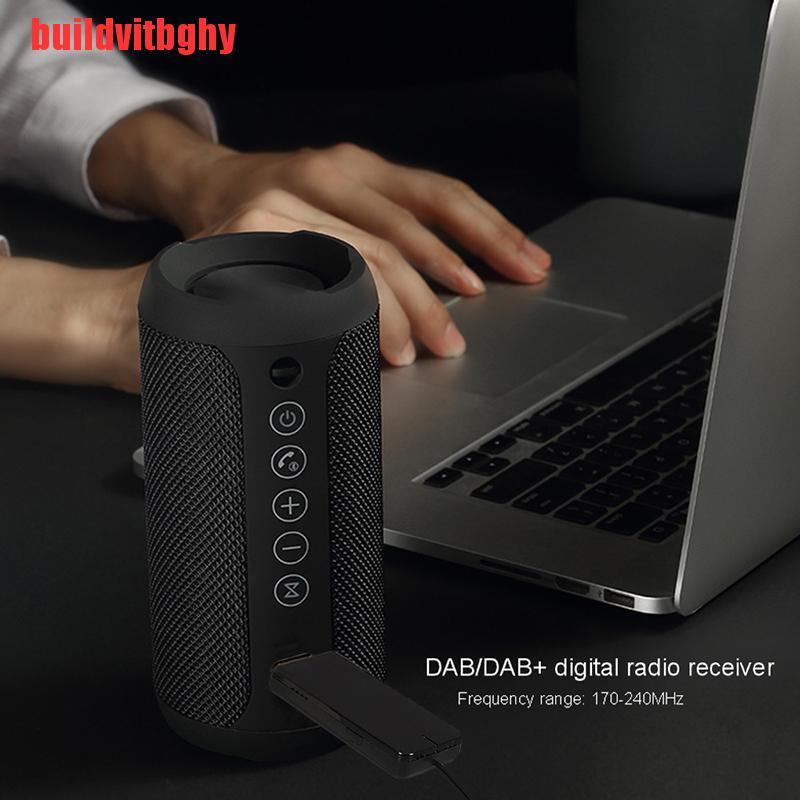 (Mua-Code) Usb Dab / Dab + Bộ Nhận Tín Hiệu Radio Kỹ Thuật Số Cho Loa Usb