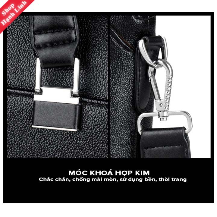 Cặp da công sở hiệu Badenroo kích thước 31 x 42 x 6.5 cm, đựng laptop 15,6 inch, cặp văn phòng | BigBuy360 - bigbuy360.vn