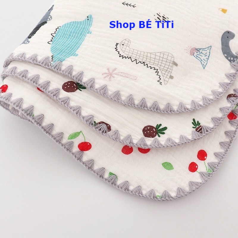 Gối sơ sinh gối xô sợi tre 10 lớp mềm mịn thấm hút mồ hôi tốt cho bé [ Shop Bé TiTi ]