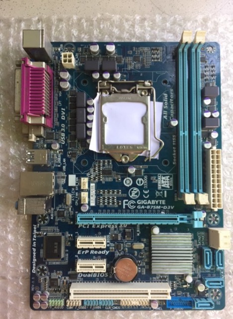 Main Gigabyte B75M-D3V Socket 1155