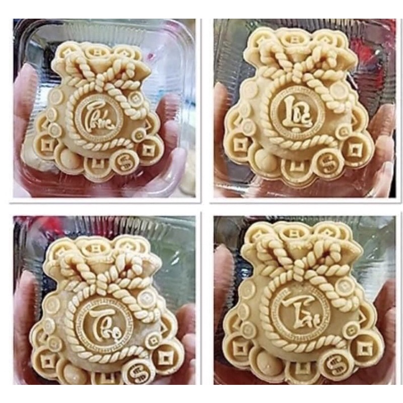 Khuôn trung thu túi tiền PHÚC_LỘC_THỌ_TÀI(khuôn dày -hàng loại 1 bao nét)- (GIÁ XẢ KHO)