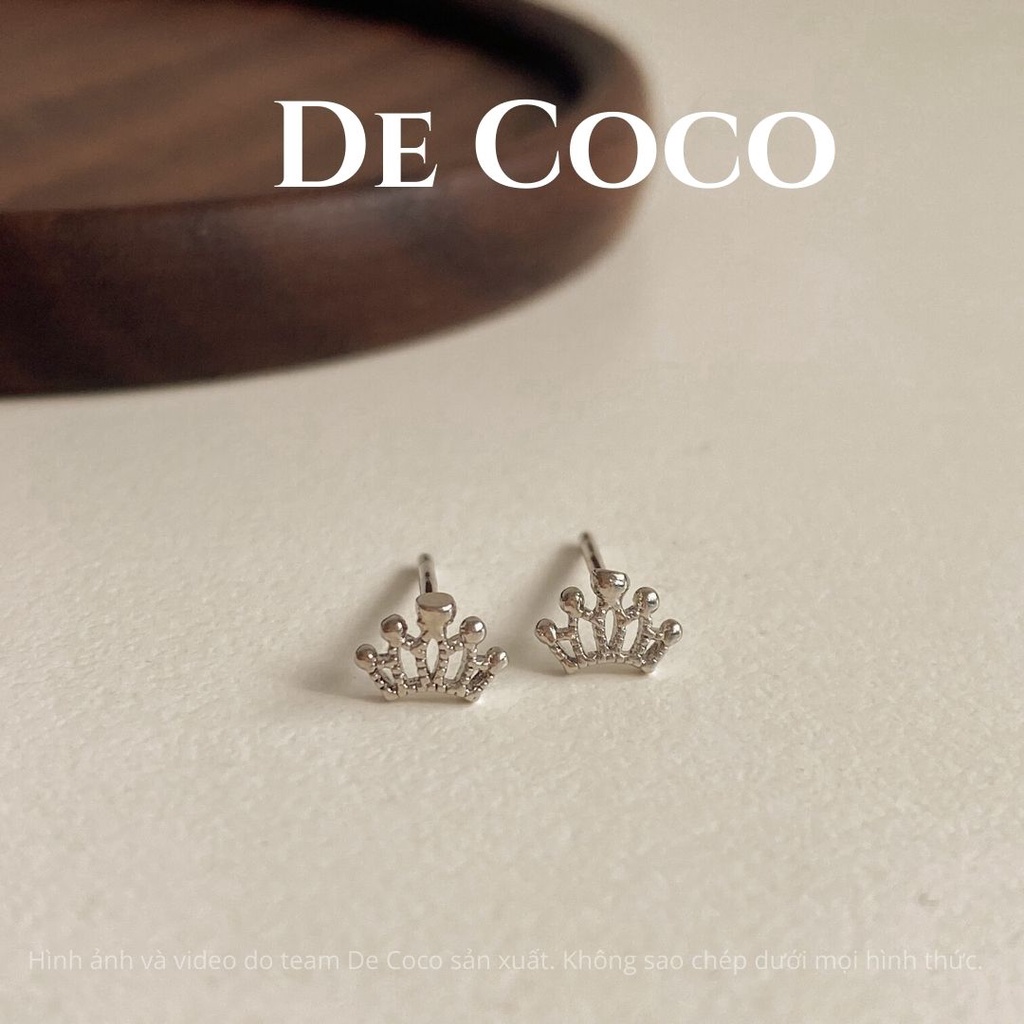 Khuyên tai nụ đính đá T-ARA De Coco