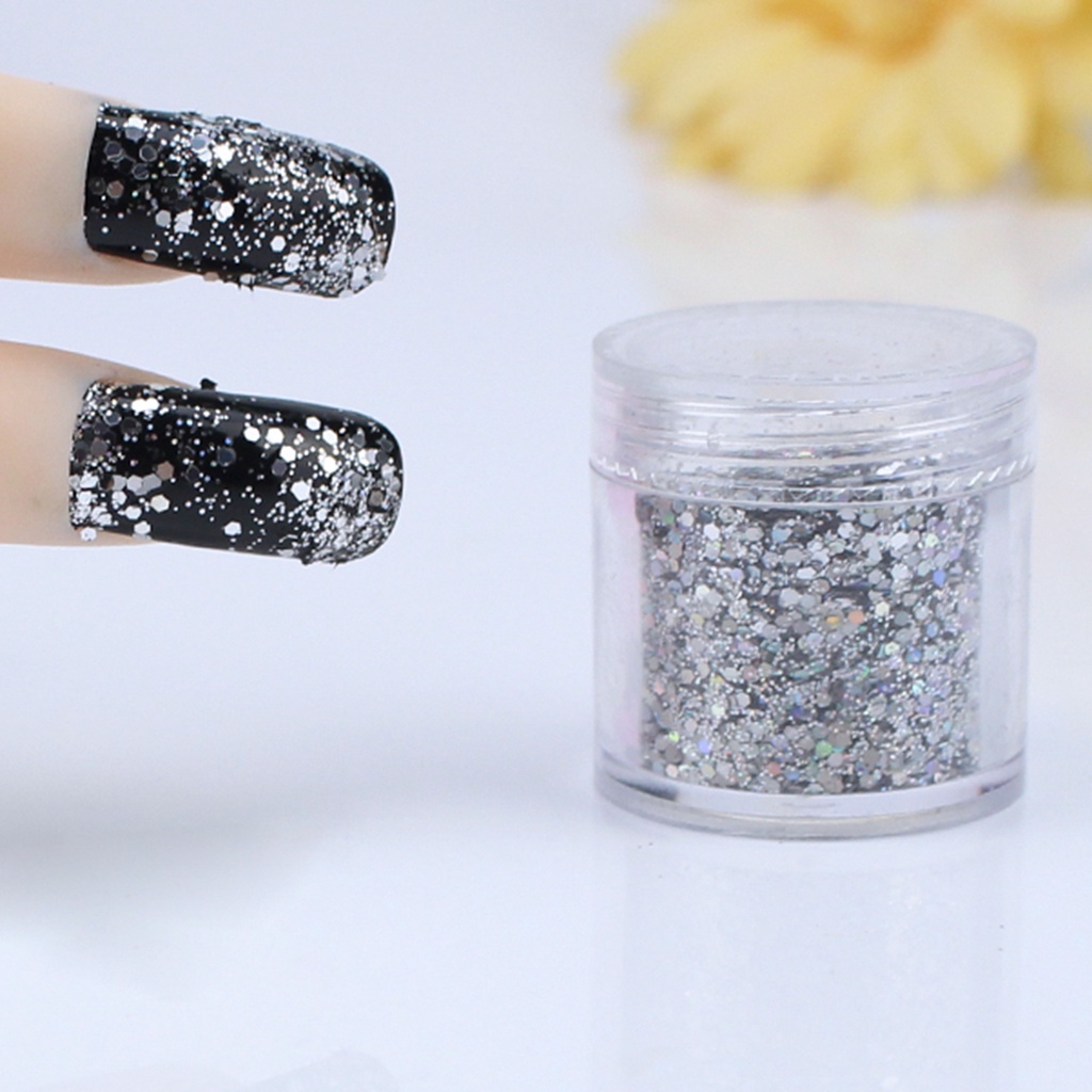 [Hàng mới về] Lọ bột kim tuyến trang trí móng tay 10g