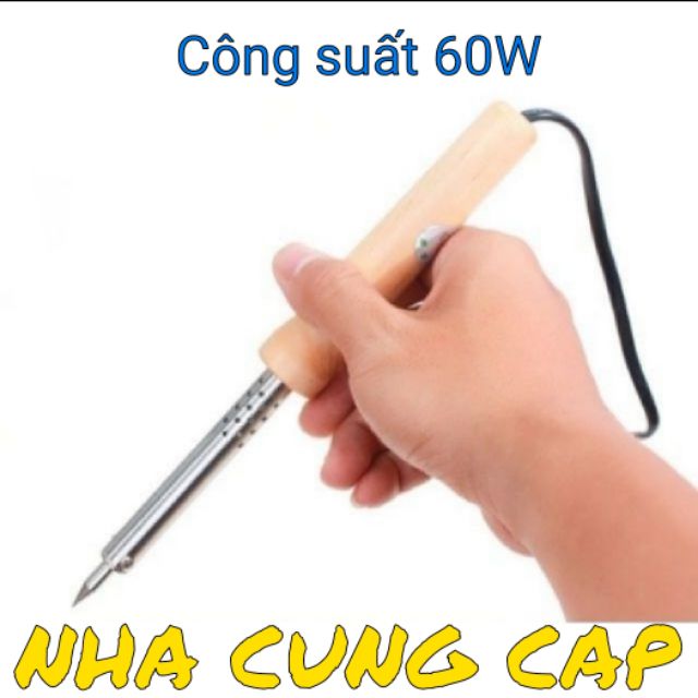 (GIÁ HỦY DIỆT) MỎ HÀN 60W CÁN CÂY CAO CẤP