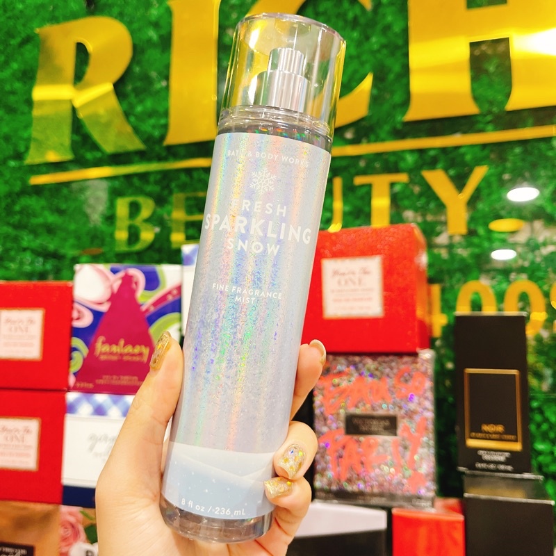 FRESH SPARKLING SNOW -  Xịt Thơm Toàn Thân Bath &amp; Body Works Usa