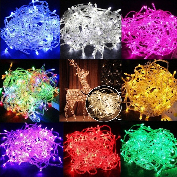 Dây đèn led Nháy trang trí noel loại tốt Dây 5M