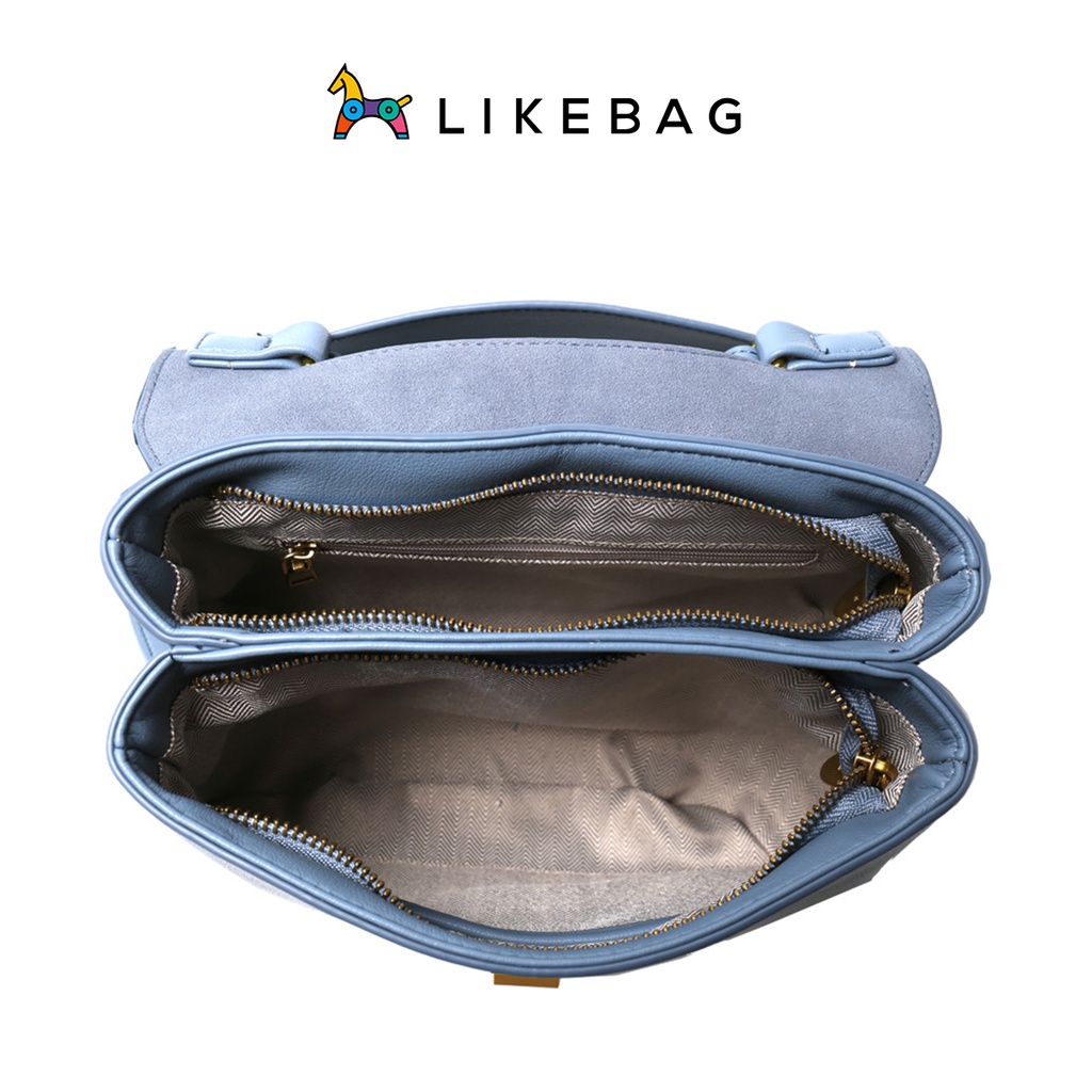 Túi xách nữ đeo vai thời trang LIKEBAG da PU cao cấp, kiểu dáng basic công sở 6129 - LIBAGI