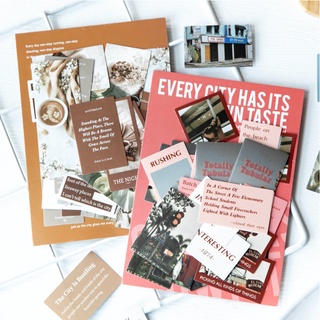 45 sheets/pack fresh photo stickers pack [Global Traveler Series] school office DIY journal scrapbooking deco stickers 8 designs