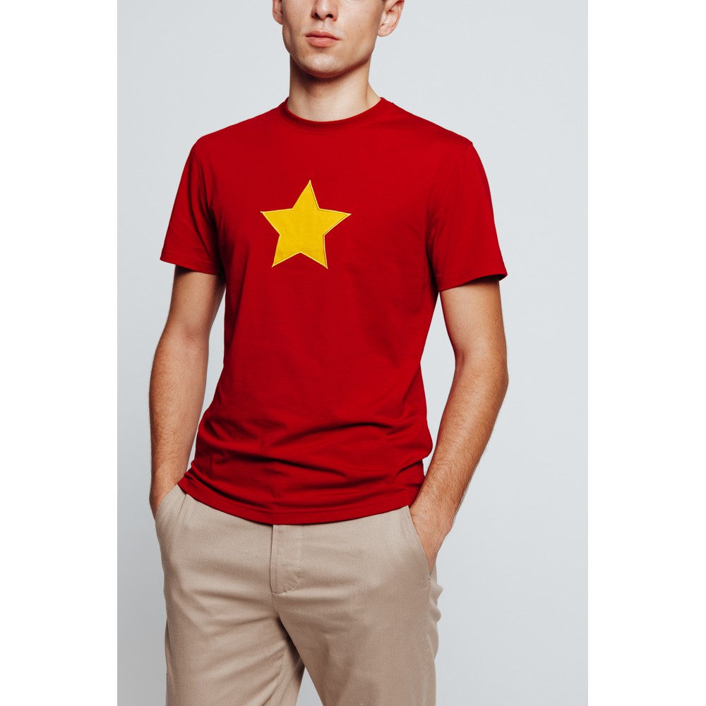 Áo thun Ginkgo T-shirt unisex cỔ trÒN 100% Cotton hữu cơ cao cấp - Star