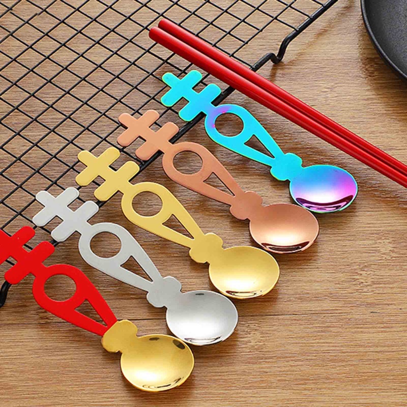 Muỗng Cà Phê Bằng Thép Không Gỉ Thiết Kế Độc Đáo