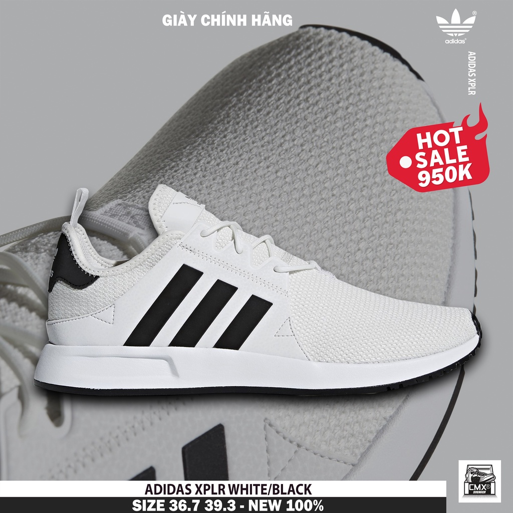 😘 [ HÀNG CHÍNH HÃNG ] Giày Adidas XPLR Black.White ( CQ2406 ) - REAL AUTHETIC 100%