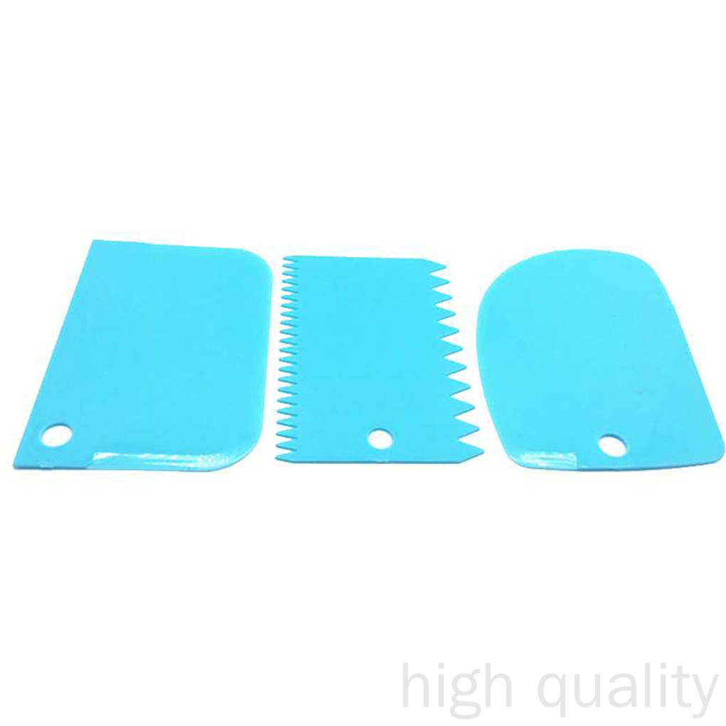 Bộ 3 Dụng Cụ Chà Láng Bánh Kem Đa Năng Có Thể Tái Sử Dụng Tiện Lợi