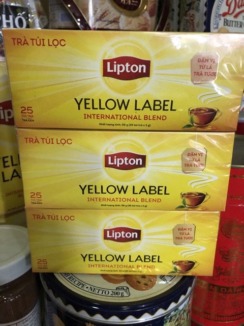 Trà Lipton Túi Lọc 25gói Yellow Label