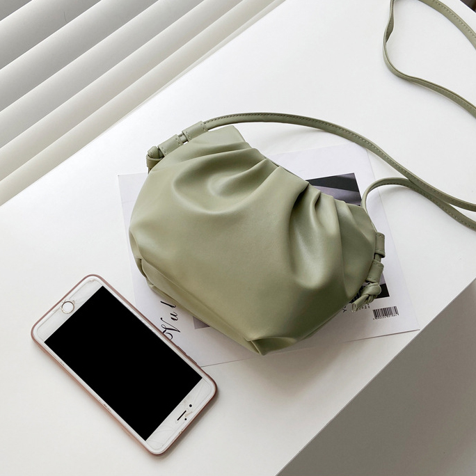 ✨Ready Stock✨Fashion Korean Bag Folding Mini Dumpling Bag Lady Handbag Shoulder Bag B1132