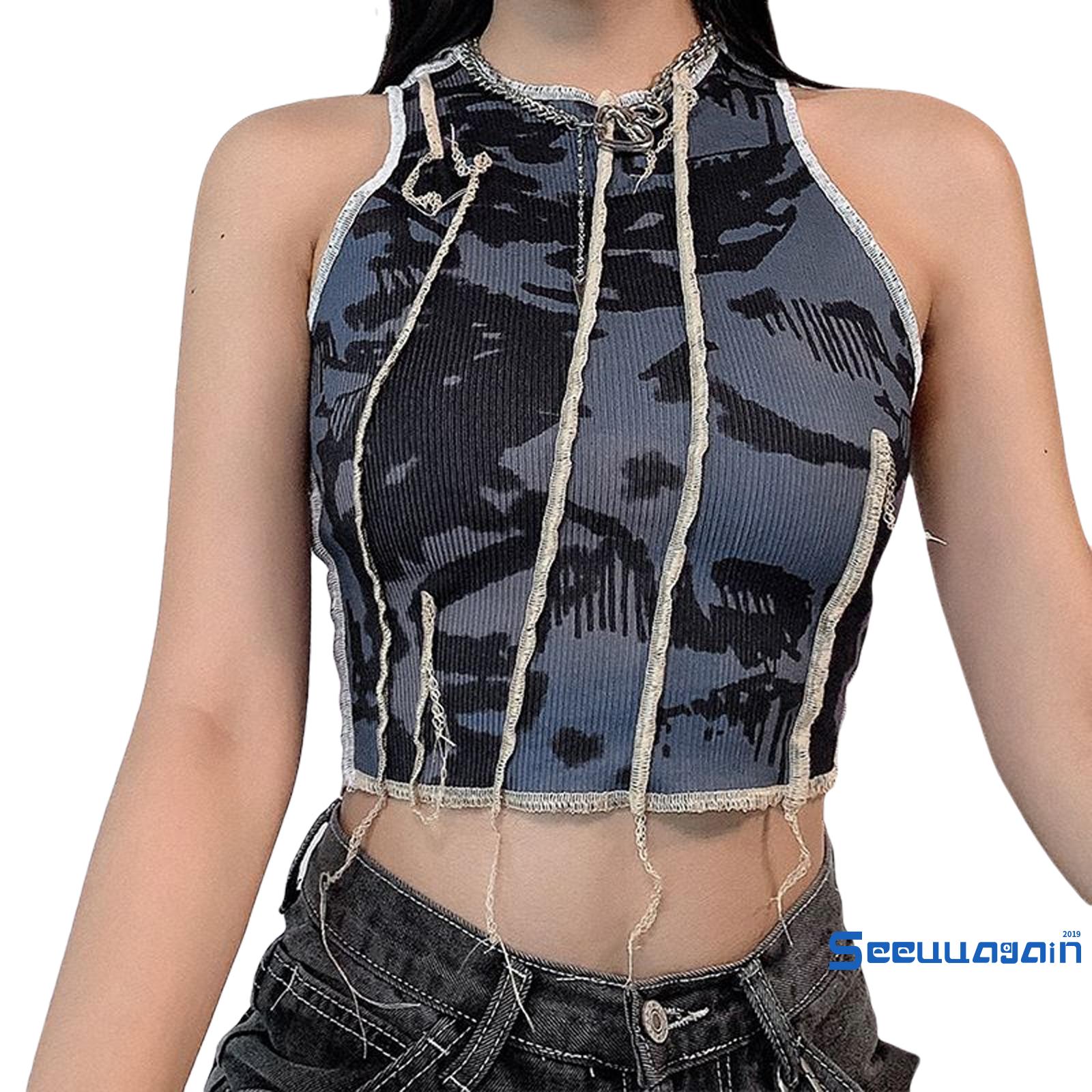 Áo Crop Top Không Tay Thời Trang Cho Nữ | BigBuy360 - bigbuy360.vn