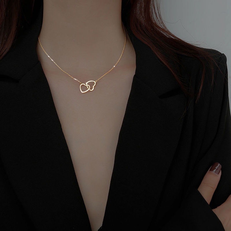 Vòng cổ Mặt Hình Trái Tim / Hình Học Đơn Giản Thời Trang Cho Nữ
