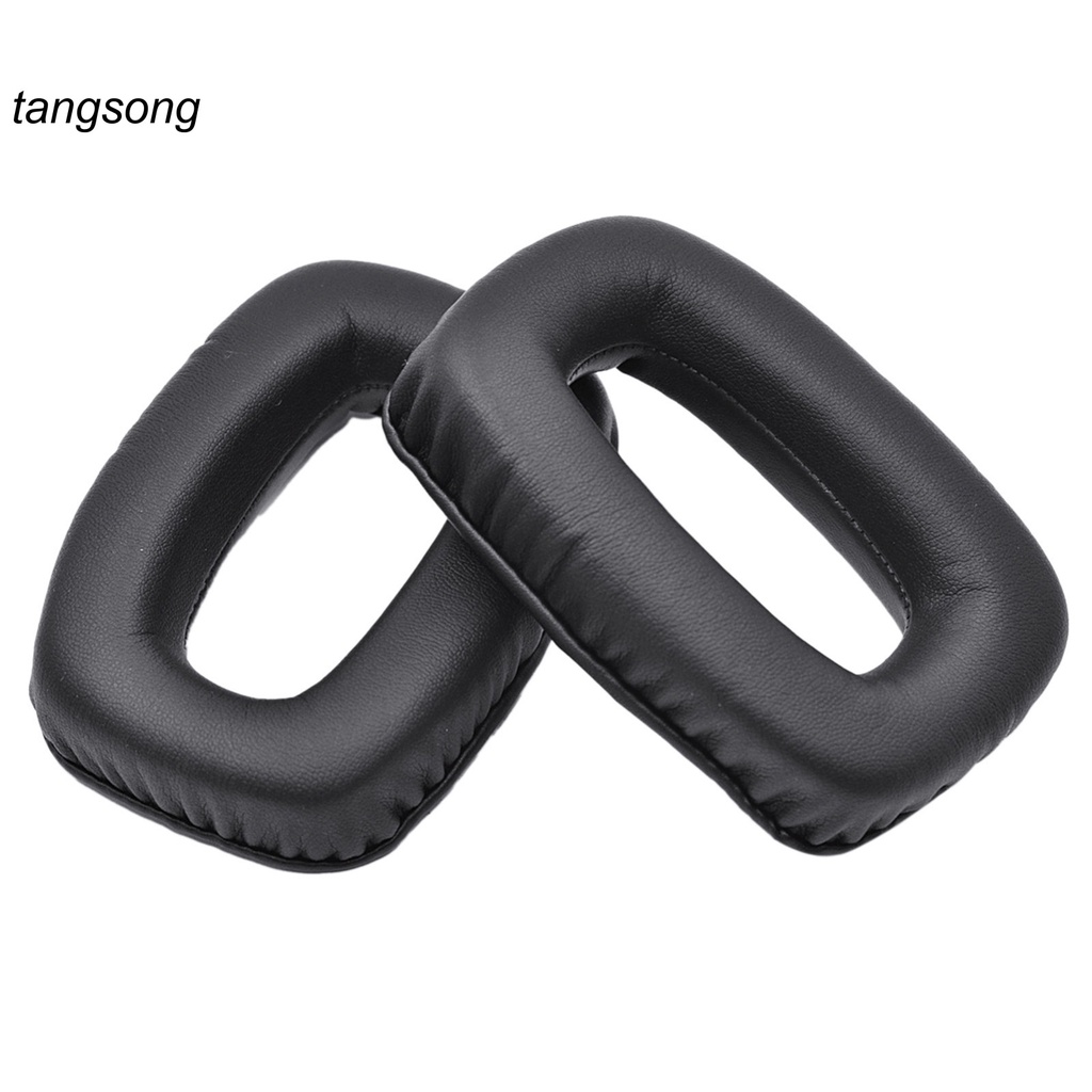 Tang_ Protein Faux Leather Headset Pad Simple Installation Gaming Replaceable Headphone Sleeve Dust-proof
