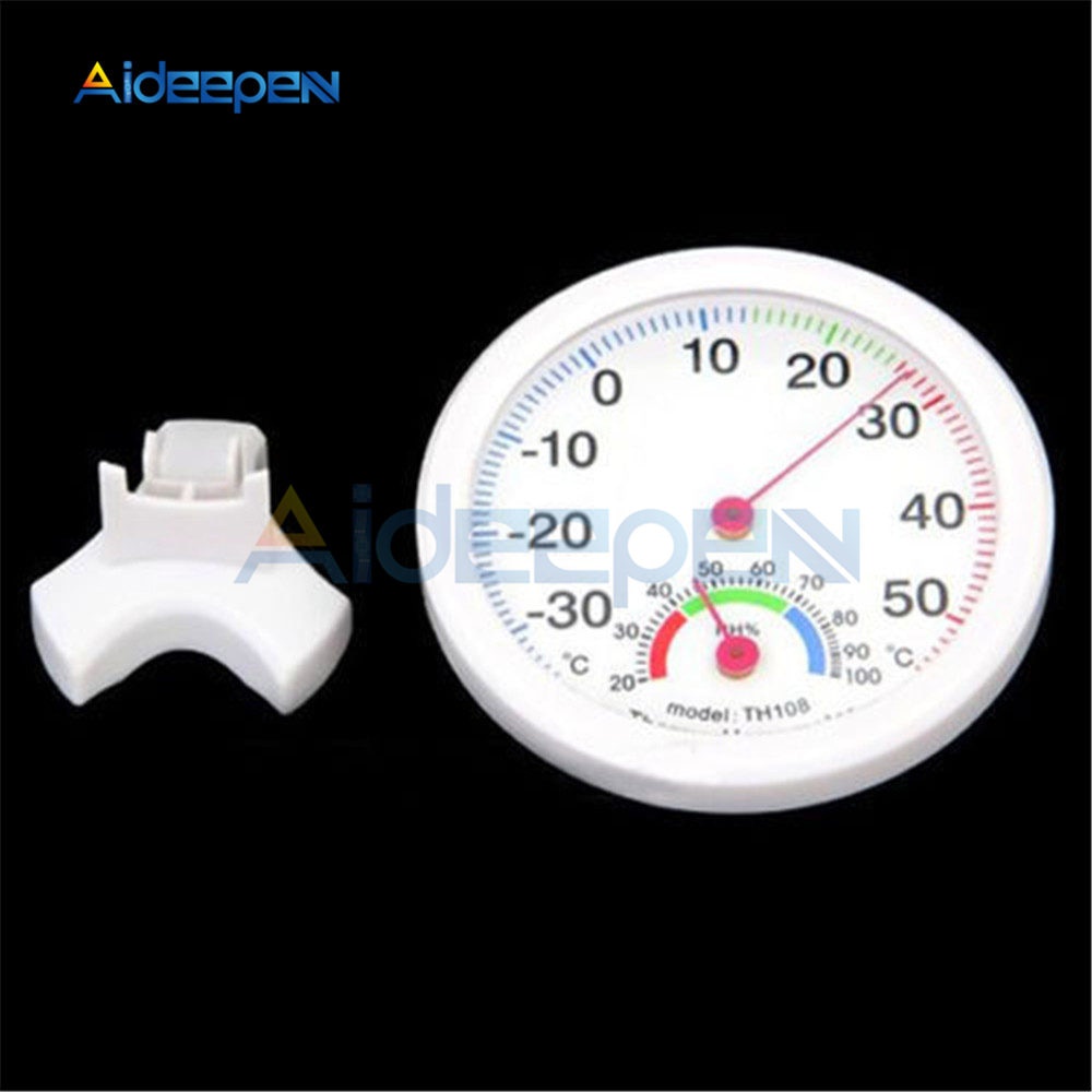 Đồng Hồ Đo Nhiệt Độ Độ Ẩm Treo Tường Th108