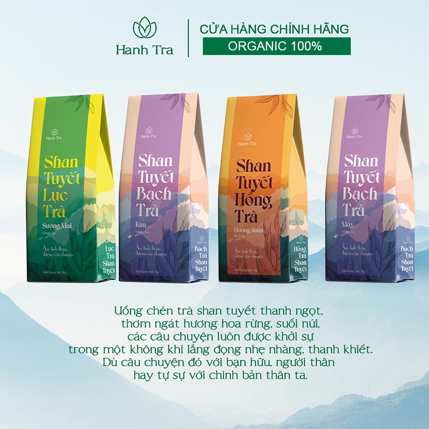 Trà Shan Tuyết Cổ Thụ Hà Giang Cao Cấp Bạch Trà Kim 75g Chè San Tuyết Ngon Trà Shan Tuyết Ngọt Hậu Vị Tốt Cho Sức Khoẻ