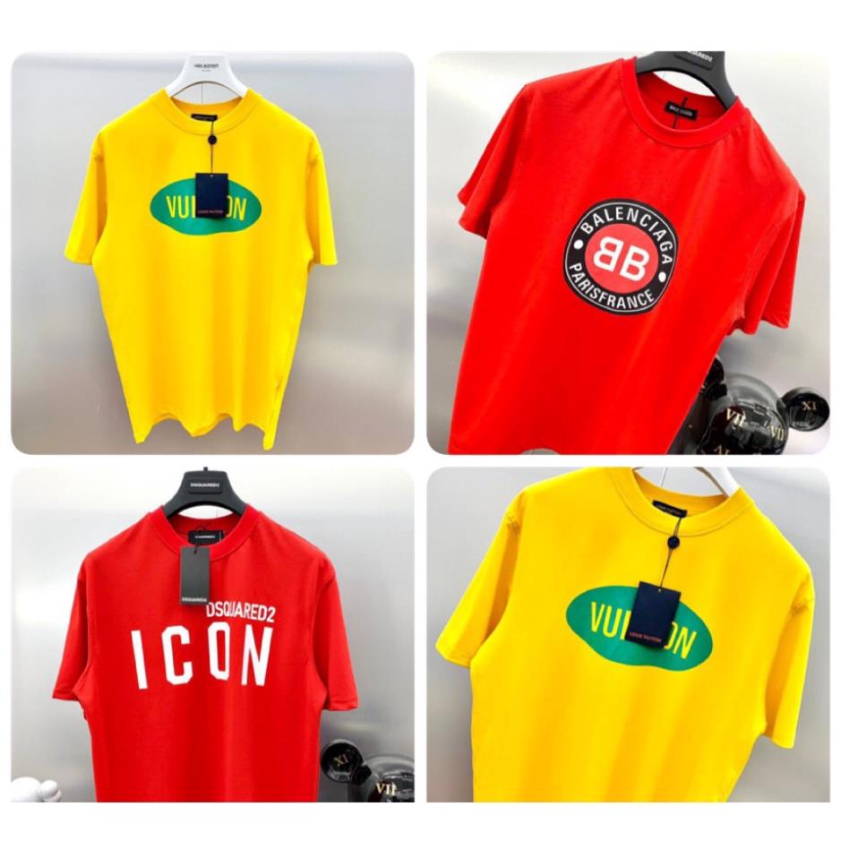 Áo Phông Nam Icon Chữ In Cao Cấp - Áo Phông Balen Nam Chất Cotton
