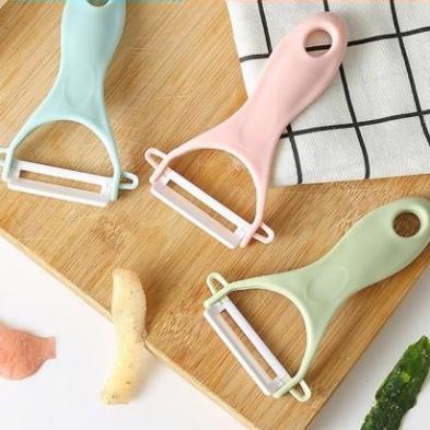 Dụng cụ nạo gọt trái cây rau củ quả lưỡi sứ MS88114 , Em Cún Store