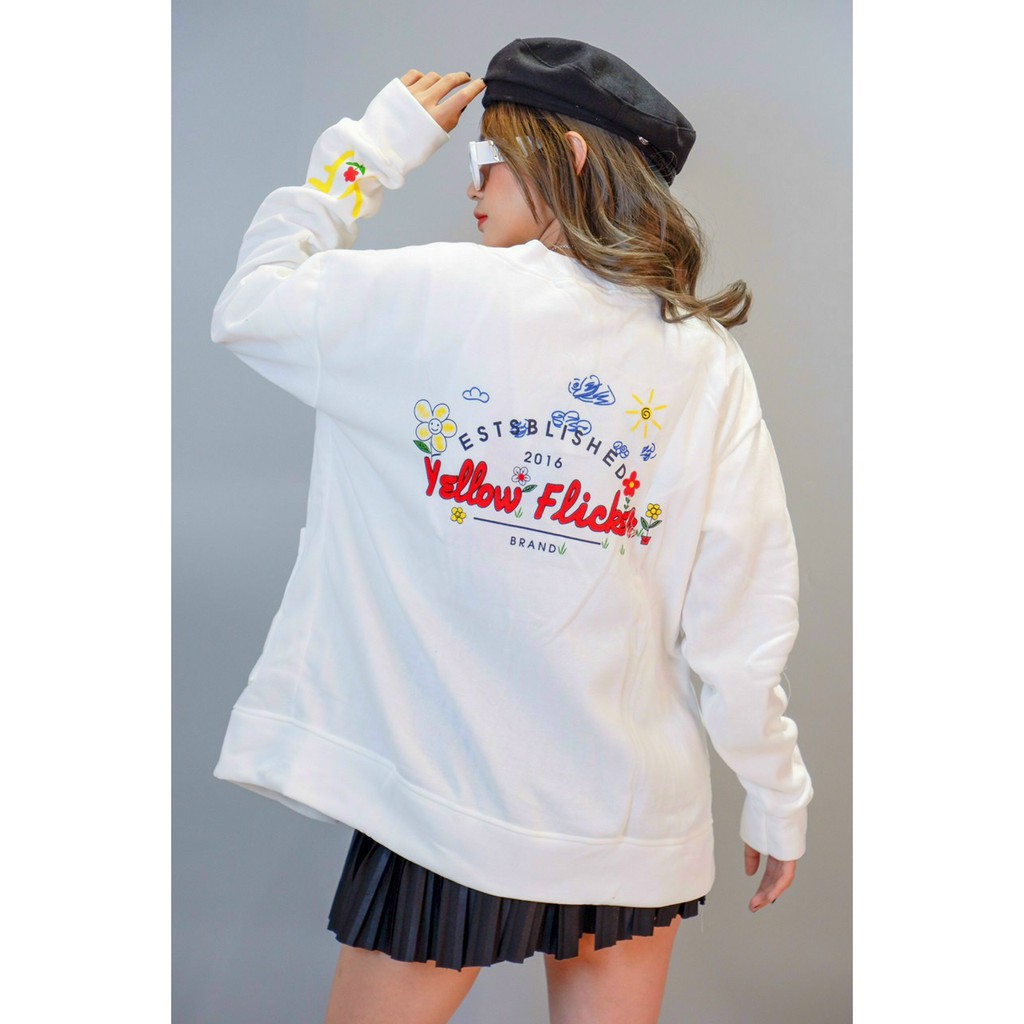 𝗡𝗘𝗪 𝗔𝗥𝗥𝗜𝗩𝗔𝗟💢  Áo Khoác Nữ Cardigan Nỉ Ngoại Cao Cấp không xù Hottrend chữ Yellow Flicker | BigBuy360 - bigbuy360.vn