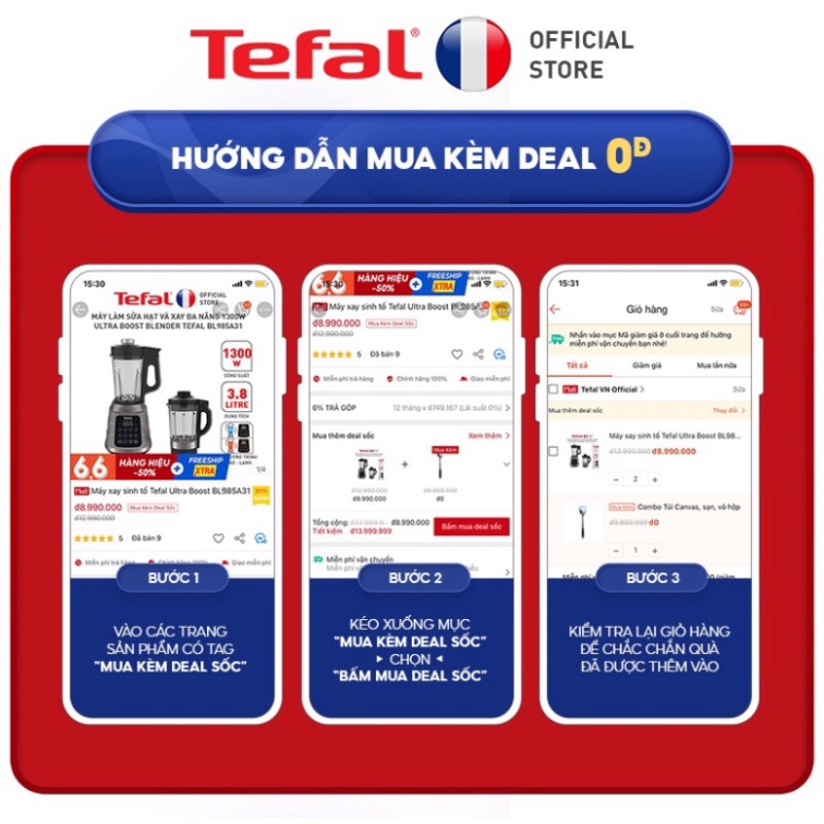 Bàn ủi cầm tay Tefal - DT3030E0