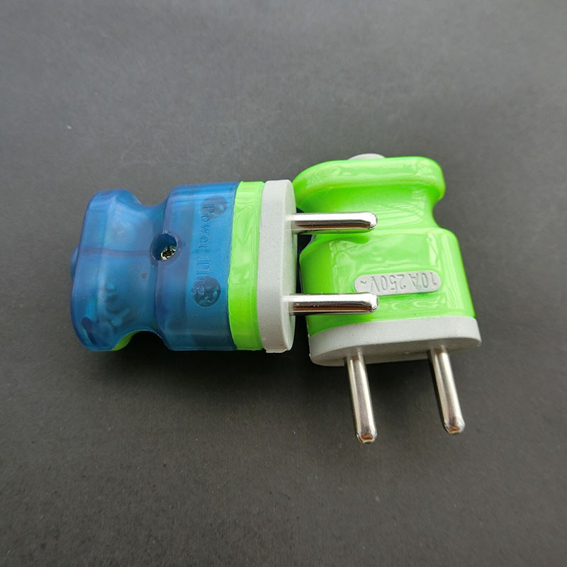 Phích cắm điện sz11 - 2 chân tròn